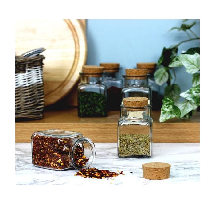 Tarrito de vidrio con tapón de corcho 80 ml - La Mediterranea (36 Unidades) 4 Tarrito de vidrio con tapón de corcho 80 ml - La Mediterranea (36 Unidades) 4