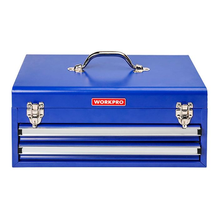 Caja de herramientas, metálica, 2 cajones, 46 x 24 x 22 cm 1