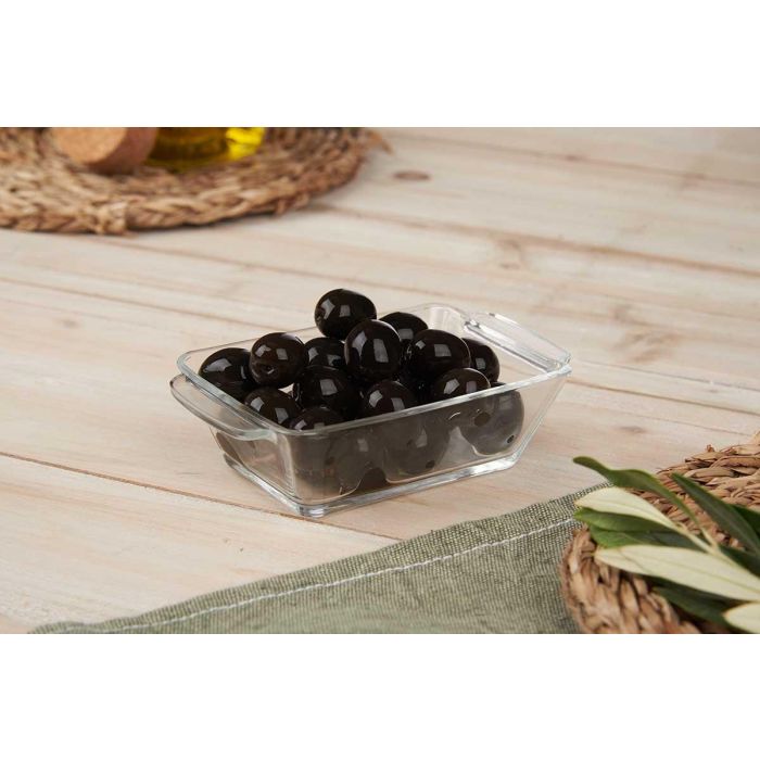 Cazuela Vidrio Aperitivo Rectangular C Asas 150Ml Vivalto 13X3CM (36 Unidades) 4 Cazuela Vidrio Aperitivo Rectangular C Asas 150Ml Vivalto 13X3CM (36 Unidades) 4