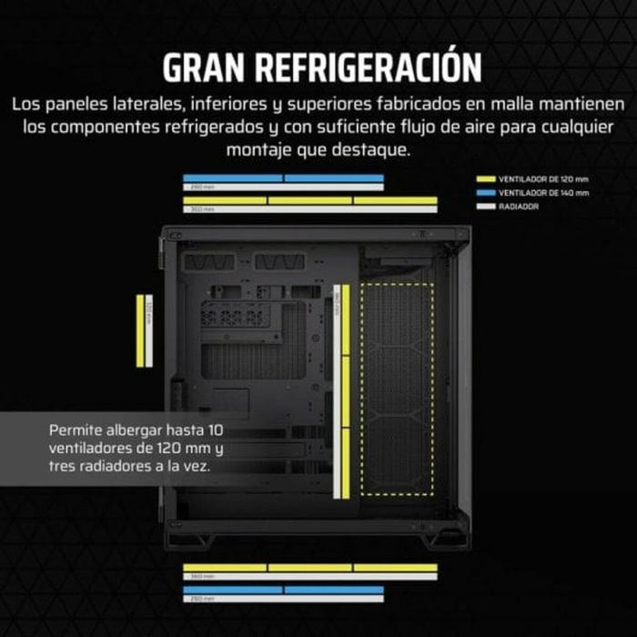 Caja Semitorre ATX Corsair 6500X Negro 3