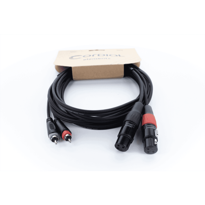 Cable De Audio Doble Xlr/Rca Hembra De 1,5 M 2 Cable De Audio Doble Xlr/Rca Hembra De 1,5 M 2