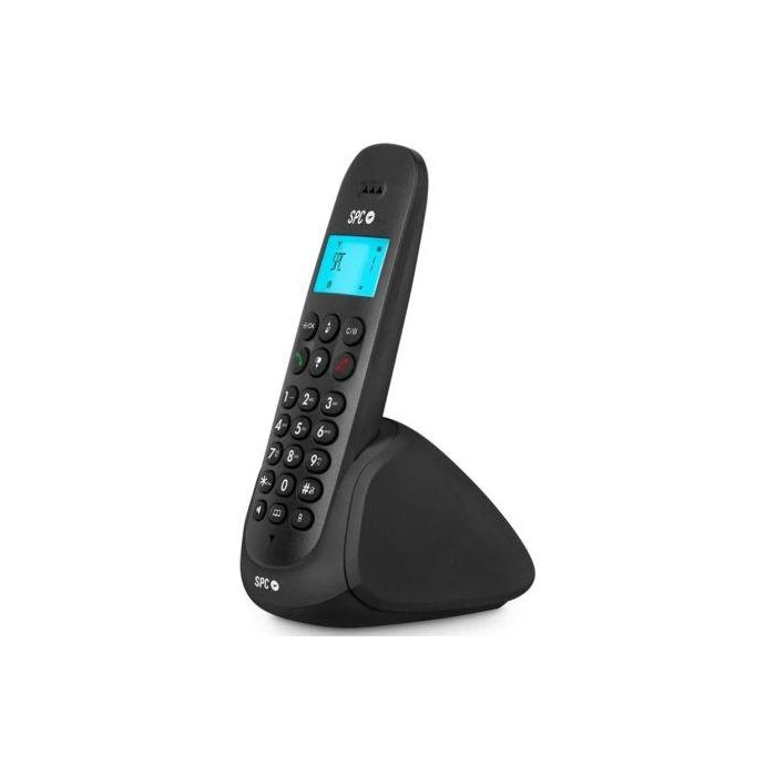 SPC 7310NS Teléfono Inalámbrico Art manos libres, agenda 20 contactos, identificador llamadas, pantalla iluminada, Negro 1 SPC 7310NS Teléfono Inalámbrico Art manos libres, agenda 20 contactos, identificador llamadas, pantalla iluminada, Negro 1