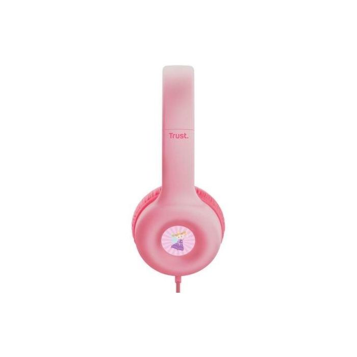 Trust 25277 Auriculares infantiles Nouna Kids rosas con micrófono, plegables y límite de volumen 85 dB para niños 4-10 años 4 Trust 25277 Auriculares infantiles Nouna Kids rosas con micrófono, plegables y límite de volumen 85 dB para niños 4-10 años 4