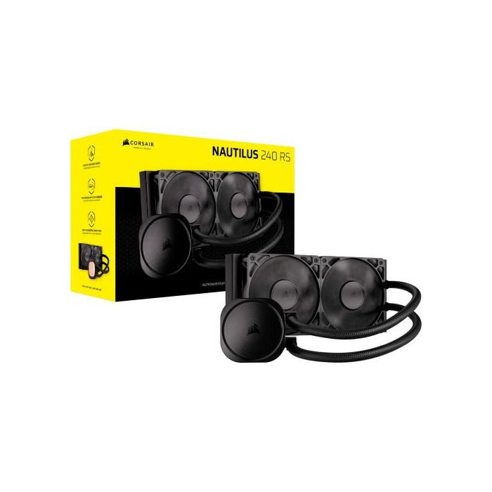 Corsair NAUTILUS 240 RS Refrigerador líquido CPU, Radiador 240mm, 2 Ventiladores, Compatible con Intel y AMD, CW-9060088-WW 3 Corsair NAUTILUS 240 RS Refrigerador líquido CPU, Radiador 240mm, 2 Ventiladores, Compatible con Intel y AMD, CW-9060088-WW 3