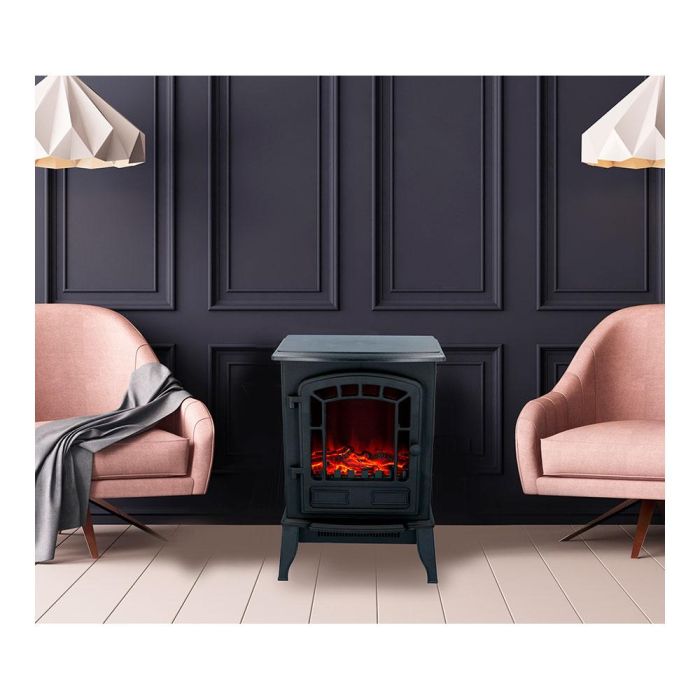Classic Fire Estufa/Chimenea de Led Modelo Torino 2000W, Simulación de Chimenea, 2 Niveles de Potencia, Incluye Leña Artificial 2 Classic Fire Estufa/Chimenea de Led Modelo Torino 2000W, Simulación de Chimenea, 2 Niveles de Potencia, Incluye Leña Artificial 2