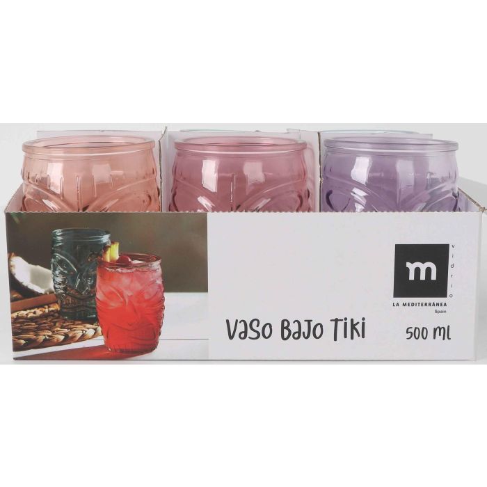 Vaso Bajo Tiki 500 ml - La Mediterranea (24 Unidades) 1 Vaso Bajo Tiki 500 ml - La Mediterranea (24 Unidades) 1