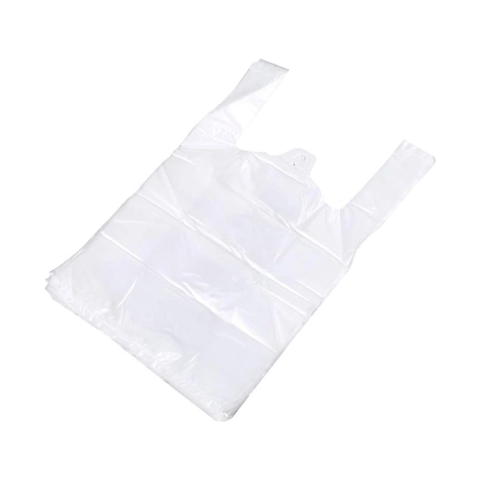 Blanca Bolsa Camiseta 70% Reciclada Blanca 50 mc 30x40 cm Apta Legislación Bolsas 2021 2