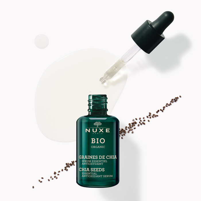 Nuxe Serum Facial Antioxidante Esencial con Semillas de Chía Bio 30 mL Nuxe Serum Facial Antioxidante Esencial con Semillas de Chía Bio 30 mL