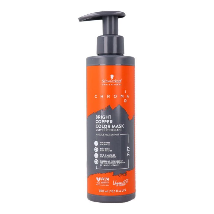 Mascarilla de coloración semipermanente Schwarzkopf Igora Chroma Cobre 300 ml Mascarilla de coloración semipermanente Schwarzkopf Igora Chroma Cobre 300 ml