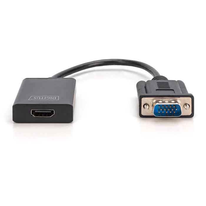 Digitus Convertidor VGA a HDMI Full HD 1080p Negro 2