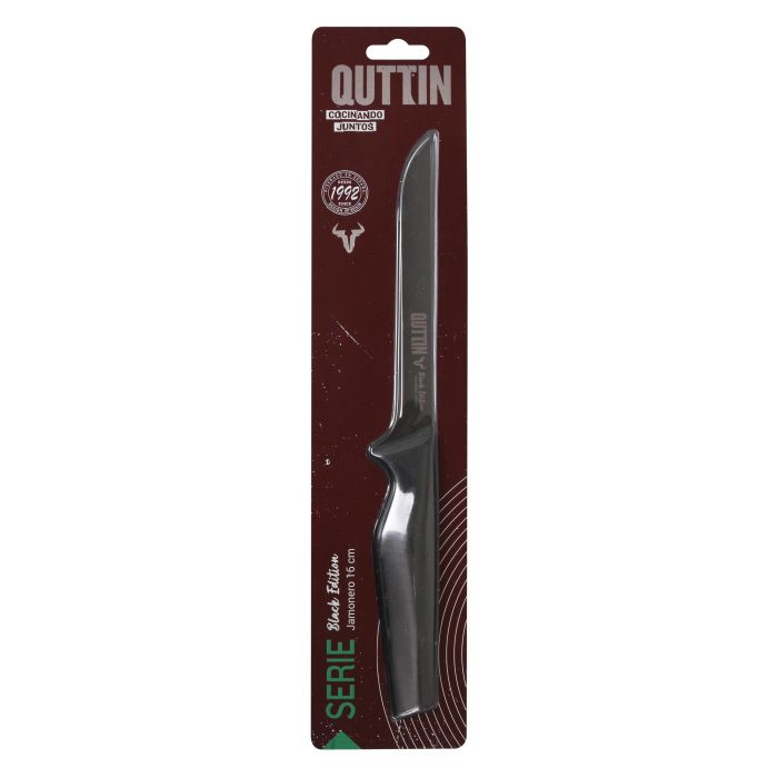 Quttin Cuchillo Jamonero Mini 16 cm Black Edition (8 Unidades) 1