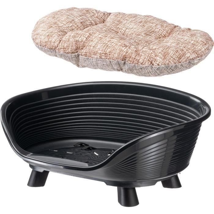 Cesta - FERPLAST - TRONO 4 - Con cojín relax - Negro 2 Cesta - FERPLAST - TRONO 4 - Con cojín relax - Negro 2