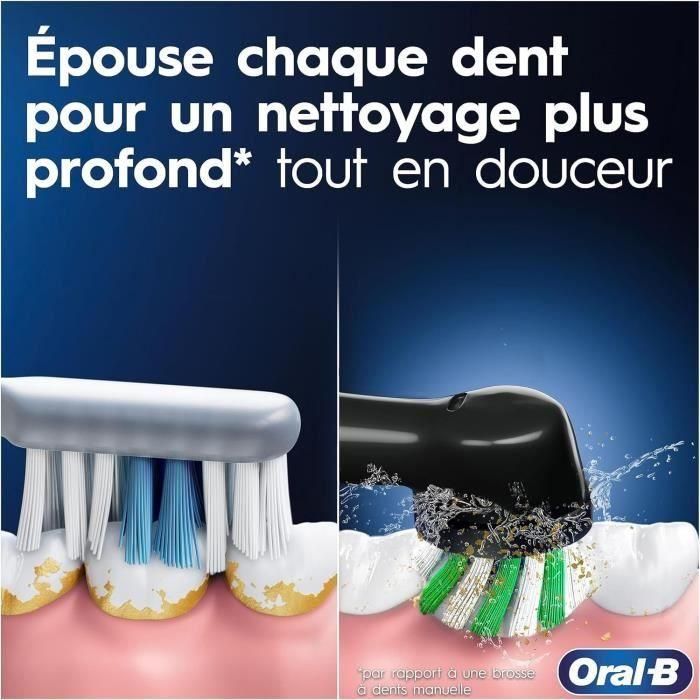 Cepillo de Dientes Eléctrico Oral-B Vitality Pro Negro 3 Cepillo de Dientes Eléctrico Oral-B Vitality Pro Negro 3