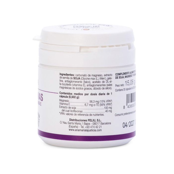 Isoflavonas Con Magnesio + Vitamina E