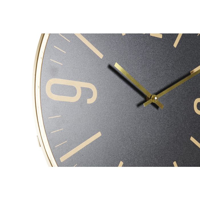 Reloj Pared Glam DKD Home Decor Negro Marron 4 x 40 x 40 cm (2 Unidades) 1 Reloj Pared Glam DKD Home Decor Negro Marron 4 x 40 x 40 cm (2 Unidades) 1