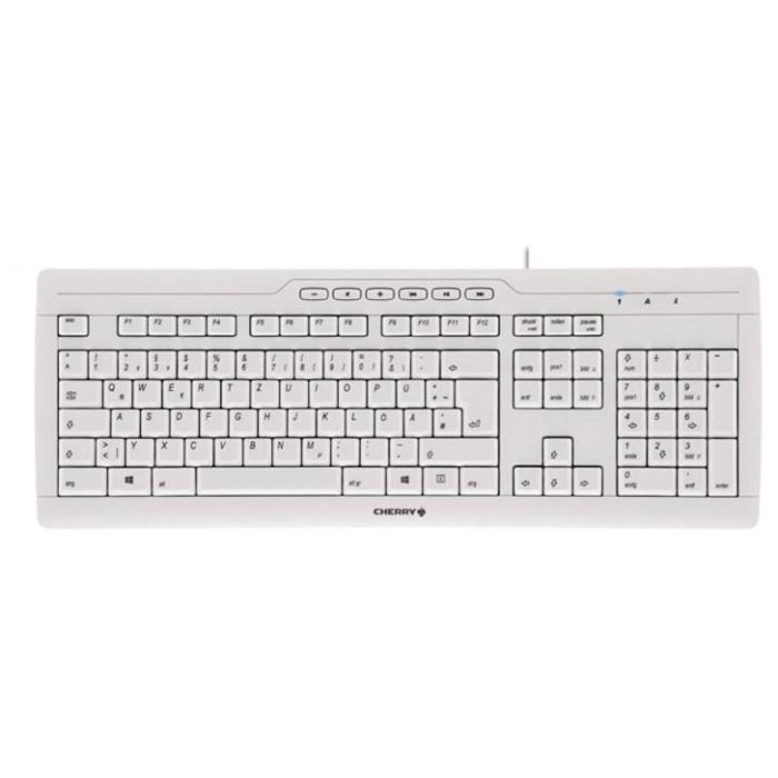 CHERRY STREAM 3.0 Corded IT-Layout weiß/grau 0 CHERRY STREAM 3.0 Corded IT-Layout weiß/grau 0
