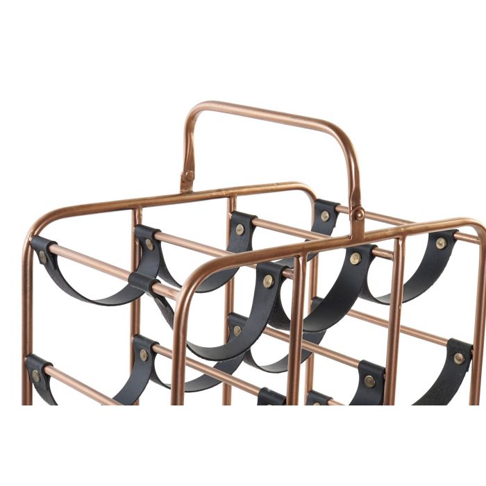Botellero Loft DKD Home Decor Cobrizo Negro 23.5 x 61 x 37 cm 1