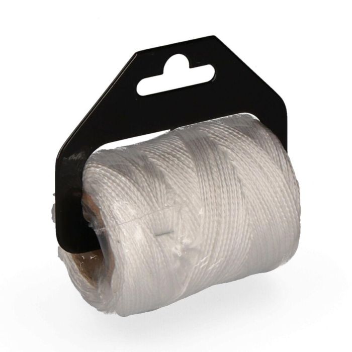 Edm Hilo de ráfia blanco polipropileno 1,7 mm x 420 m para plantas, invernaderos, floricultura 1 Edm Hilo de ráfia blanco polipropileno 1,7 mm x 420 m para plantas, invernaderos, floricultura 1