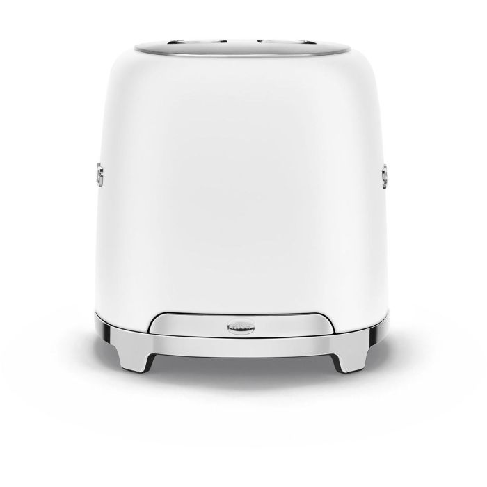 Smeg TSF01WHMEU Tostador de Pan de 2 Ranuras, Diseño Estilo Retro Años 50, Acabado Blanco Mate 1