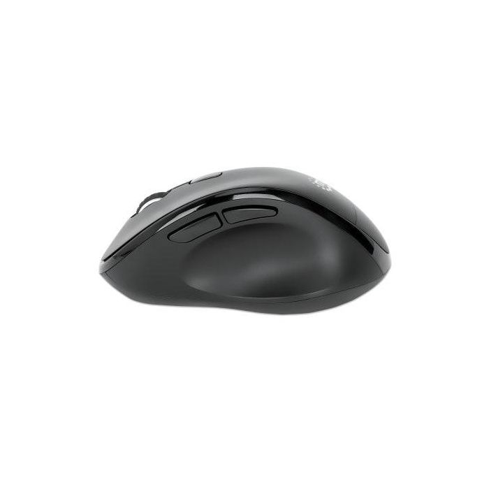 MANHATTAN Ergonomische Funkmaus USB-A/C 6 Tasten + Mausrad 4