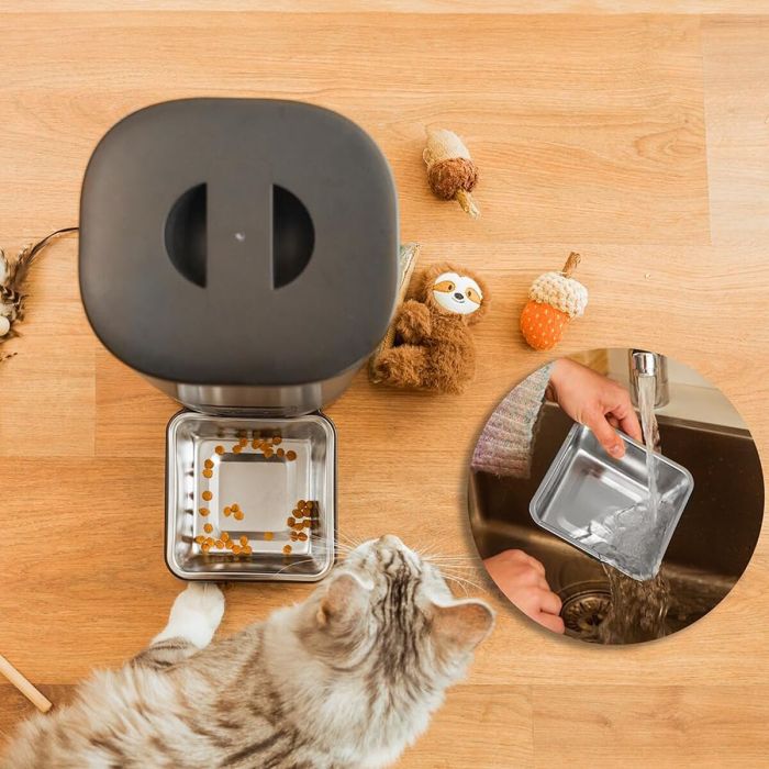 Comedero automático Cecotec Pumba 6000 Purrfect Meal Smart Vision 6 L 1