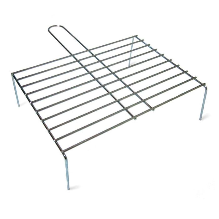 Gourmet Kitchen Parrilla simple con pie 43x35cm hierro zincado para barbacoa 0 Gourmet Kitchen Parrilla simple con pie 43x35cm hierro zincado para barbacoa 0