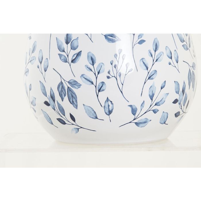 DKD Home Decor Jarrón Shabby Blanco Azul Porcelana 20 x 27.5 x 20 cm (4 Unidades) 2