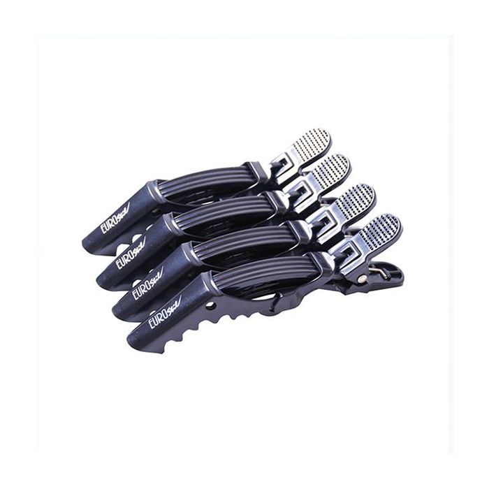 EuroStil 4 Pinzas Dragón Grande para Peluquería