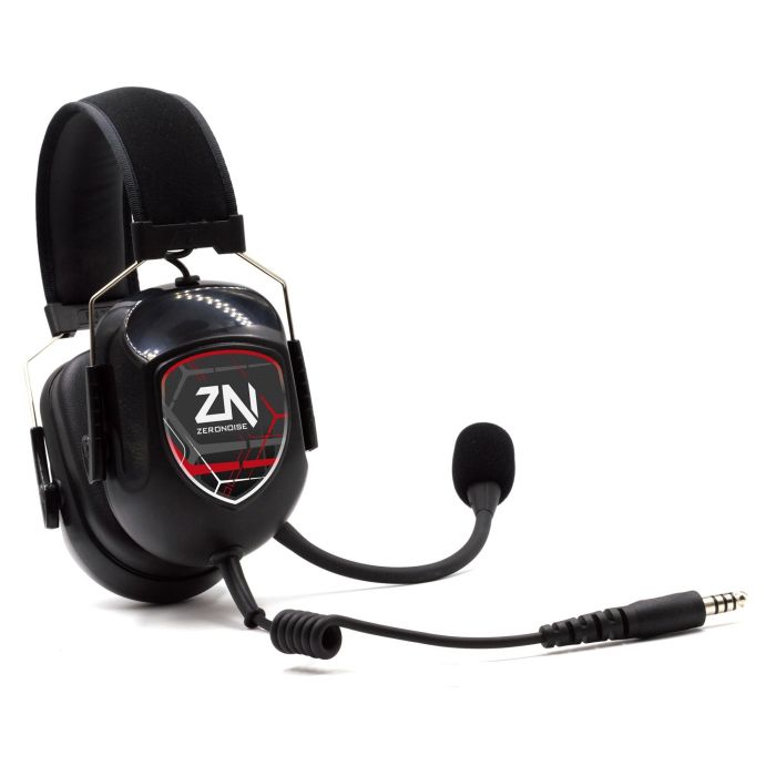 Zero Noise OMP6200004 Auriculares profesionales con micrófono de cancelación de ruido, conector Nexus macho de 4 pines