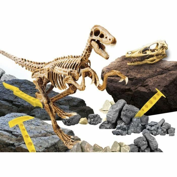 Lisciani Giochi Super Kit Velociraptor Nuevo para Niños Excavación Esqueleto Dinosaurio 3