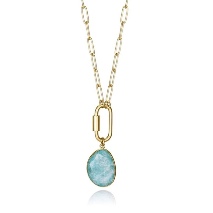 Collar Mujer Viceroy 14194C01012 Dorado Azul