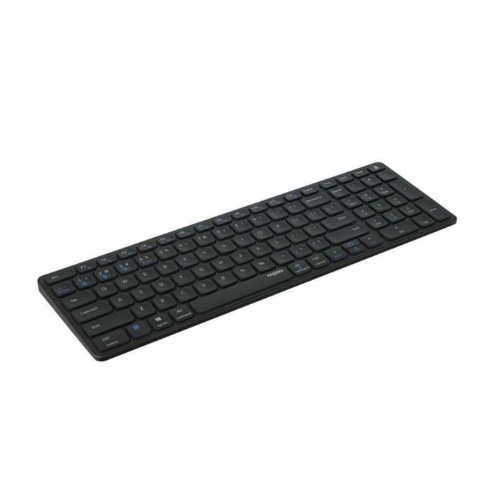 Conjunto de teclado y ratón - RAPOO - 9700M - Inalámbrico - AZERTY - Ultrafino - Negro 4 Conjunto de teclado y ratón - RAPOO - 9700M - Inalámbrico - AZERTY - Ultrafino - Negro 4