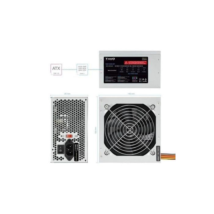 TOOQ FUENTE ALIMENTACION TQEP-500S-INT 500W 110V/240V 3 TOOQ FUENTE ALIMENTACION TQEP-500S-INT 500W 110V/240V 3