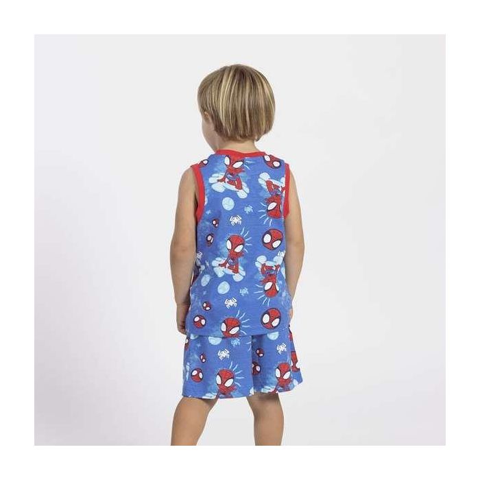 Pijama corto single jersey spidey 2 años 3