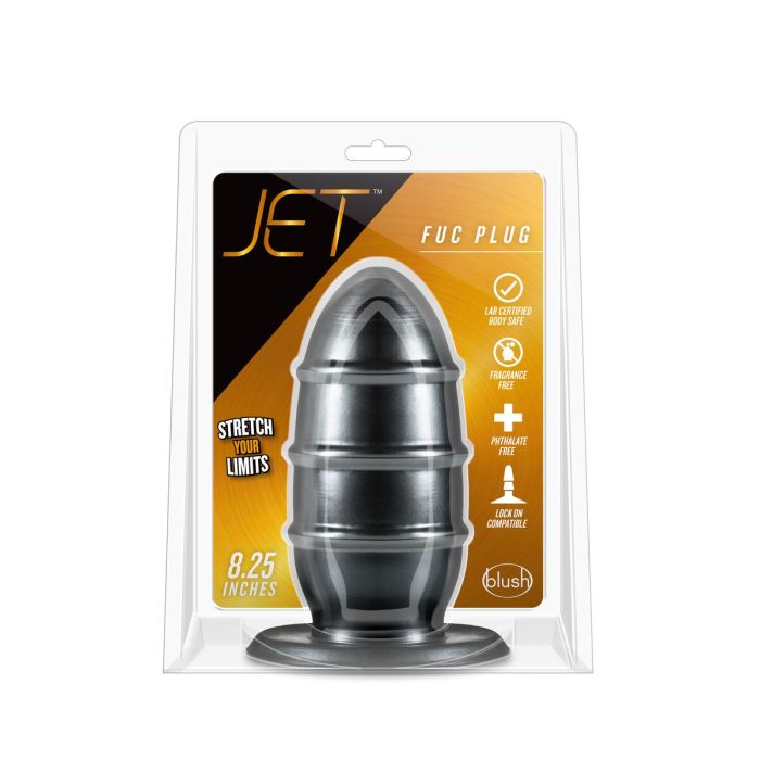 Plug Anal Blush Jet Negro (8,9 cm) 1