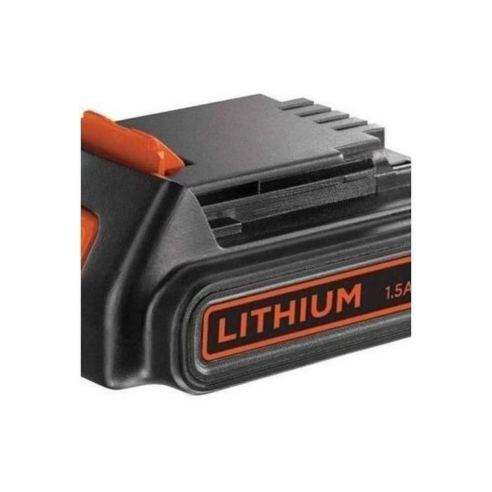 Batería 18V 1.5AH Negro+Decker - BL1518 -XJ 1 Batería 18V 1.5AH Negro+Decker - BL1518 -XJ 1