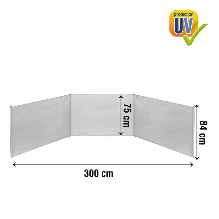 Color Baby Paravientos 300 x 75/85 cm con protección UVA 2