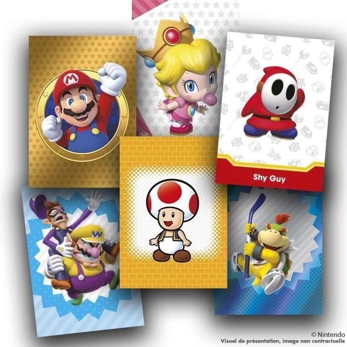 PANINI - Super Mario Trading Cards - Fat Pack De 24 Cartas + 2 Cartas De Bonificación 3