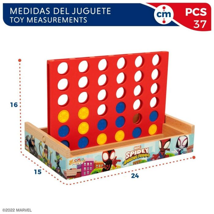 4 en Raya Spidey 24 x 16 x 15 cm (6 Unidades) 2