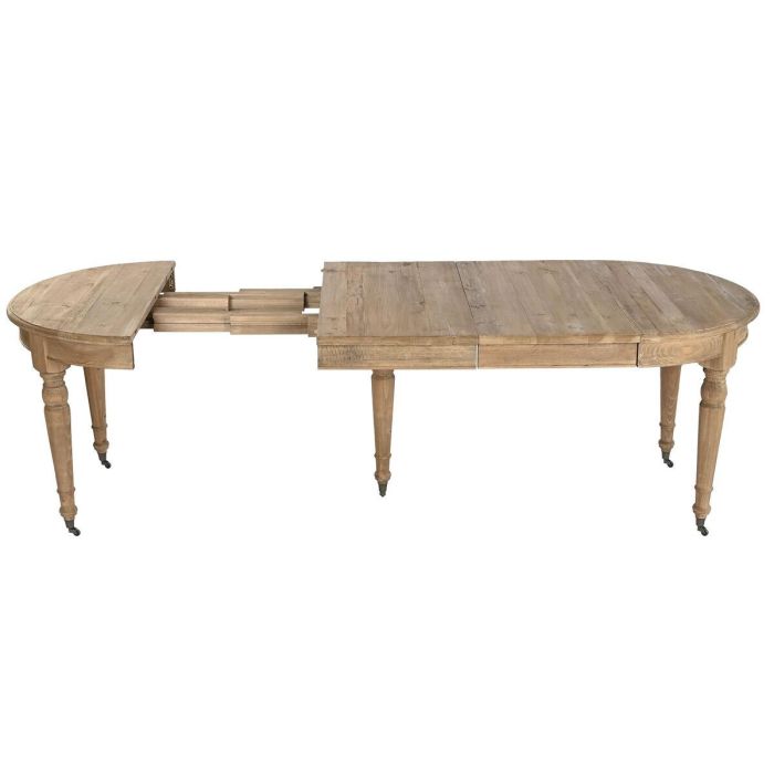 Mesa de Comedor Home ESPRIT Natural Abeto 100 x 100 x 78 cm 7