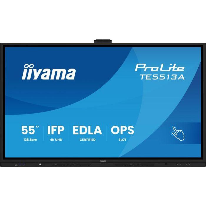 iiyama iiWare21E Monitor Interactivo 55" 4K UHD IPS Táctil 40 Puntos Android 14 Google EDLA WiFi-6 AntiGlare USB-C PD 2 iiyama iiWare21E Monitor Interactivo 55" 4K UHD IPS Táctil 40 Puntos Android 14 Google EDLA WiFi-6 AntiGlare USB-C PD 2