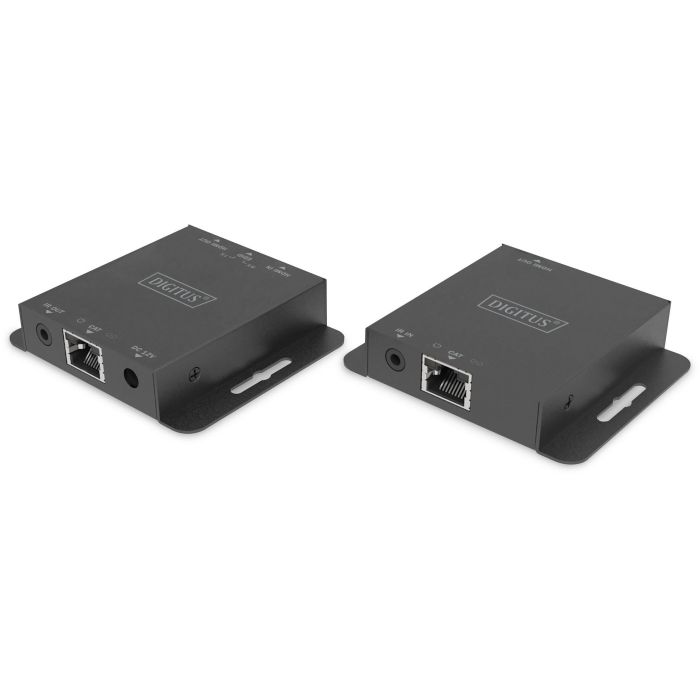 Digitus Extensor HDMI Set USB 70m 4K Negro - Transmisor y Receptor de Señales AV hasta 3840x2160 Pixeles