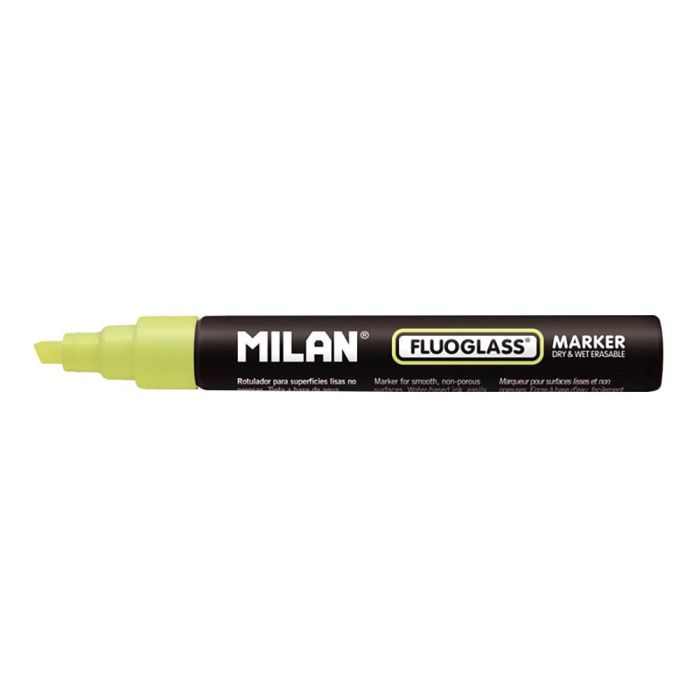 Blister con rotulador amarillo fluoglass 2 - 4mm milan Blister con rotulador amarillo fluoglass 2 - 4mm milan