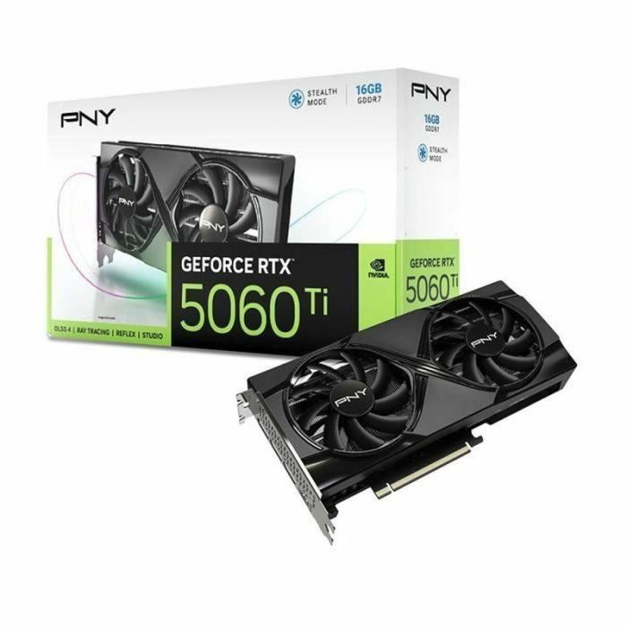 PNY RTX5060 TI VERTO Dual Fan 16GB GDDR7 HDMI 3xDP 9