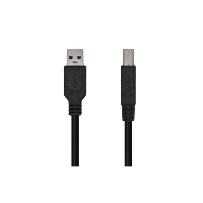 AISENS - CABLE USB 3.0 IMPRESORA TIPO A/M-B/M, NEGRO, 3.0M AISENS - CABLE USB 3.0 IMPRESORA TIPO A/M-B/M, NEGRO, 3.0M