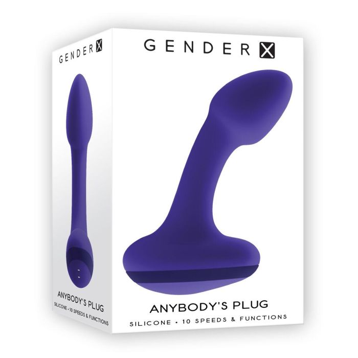 Plug Anal Gender X ANYBODY'S Morado (8,9 cm) 1 Plug Anal Gender X ANYBODY'S Morado (8,9 cm) 1