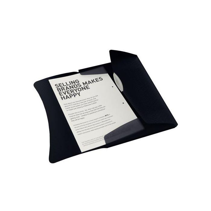 Carpeta De Gomas Y Solapas Esselte Pp Opaco A4 Negro Vivida (Set de 10)
