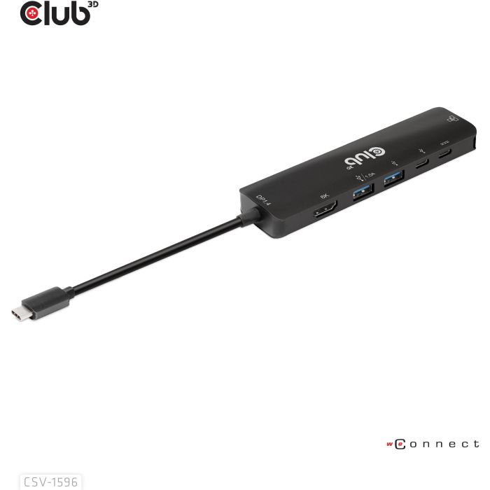 Club3D CSV-1596 USB-C Hub 6 en 1 HDMI/2xUSB/2xUSB-C/LAN 4K120Hz PD100W Negro para PC/Mac 0 Club3D CSV-1596 USB-C Hub 6 en 1 HDMI/2xUSB/2xUSB-C/LAN 4K120Hz PD100W Negro para PC/Mac 0