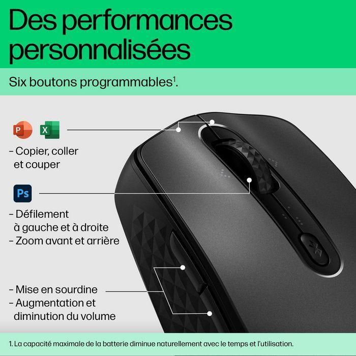 HP Raton 695 inalambrico recargable 11 HP Raton 695 inalambrico recargable 11