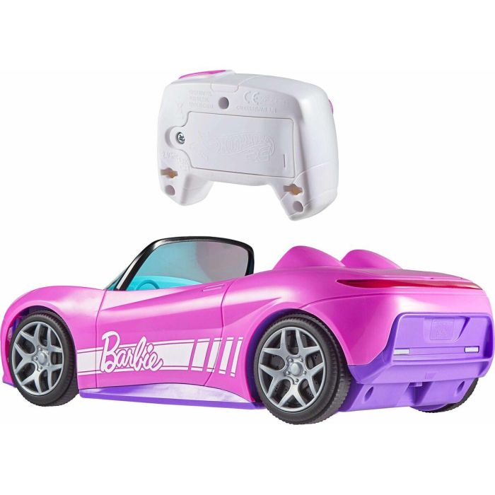 Mattel Coche Radio Control Descapotable Barbie Rosa 2.4 GHz 9